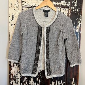 MM Couture embellished blazer jacket. Size M.